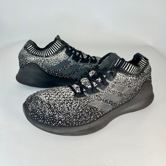 adidas Other - Adidas Purebounce+ Knit Running Sneakers Shoes Black Cloud White D96587 Men 9